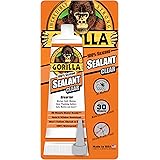 Gorilla 8090001, Clear 100 Percent Silicone Sealant Caulk, 2.8 ounce Squeeze Tube, 1-Pack