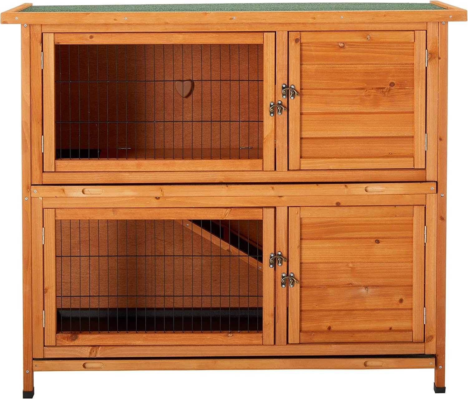 merax wooden rabbit hutch