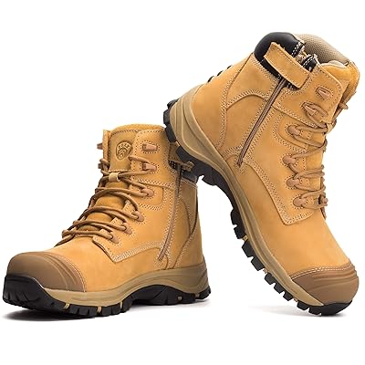 Work boots non slip steel toe Clearance