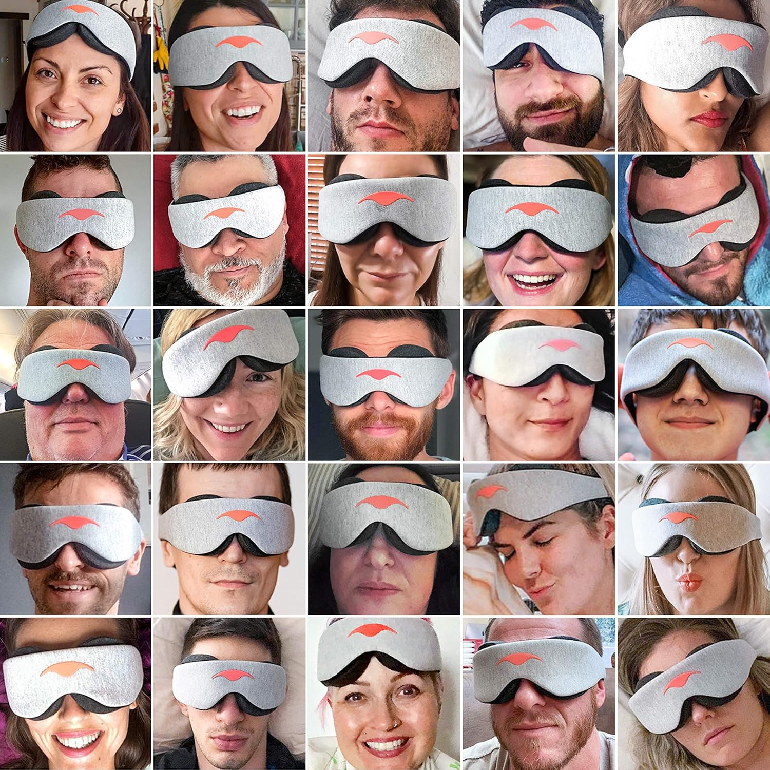 Manta Sleep Mask - 100% Blackout Eye Mask - Zero Eye Pressure - Adjustable Eye Cups - Guaranteed Deepest-Possible Rest - Perfect Sleeping Mask for Light Sleepers, Travelers, Midday Nappers: Health & Personal Care