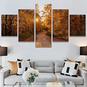 SIGNWIN 5 Panel Canvas Wall Art Setting in...