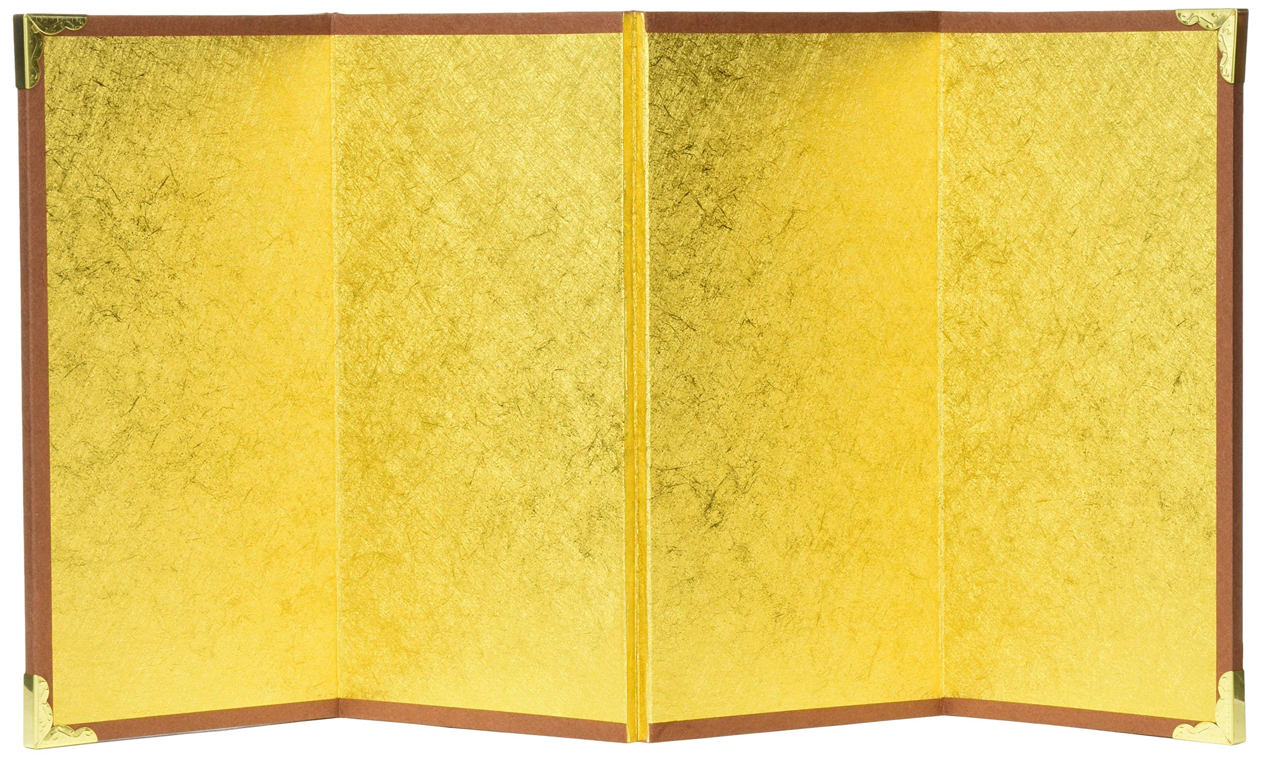 書画用 金屏風 四曲 15×7.5 中 1129商品画像