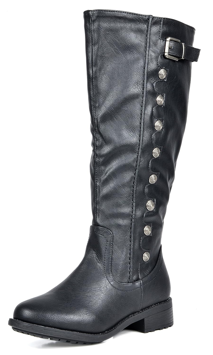 DREAM PAIRS Womens Knee High Riding Boots