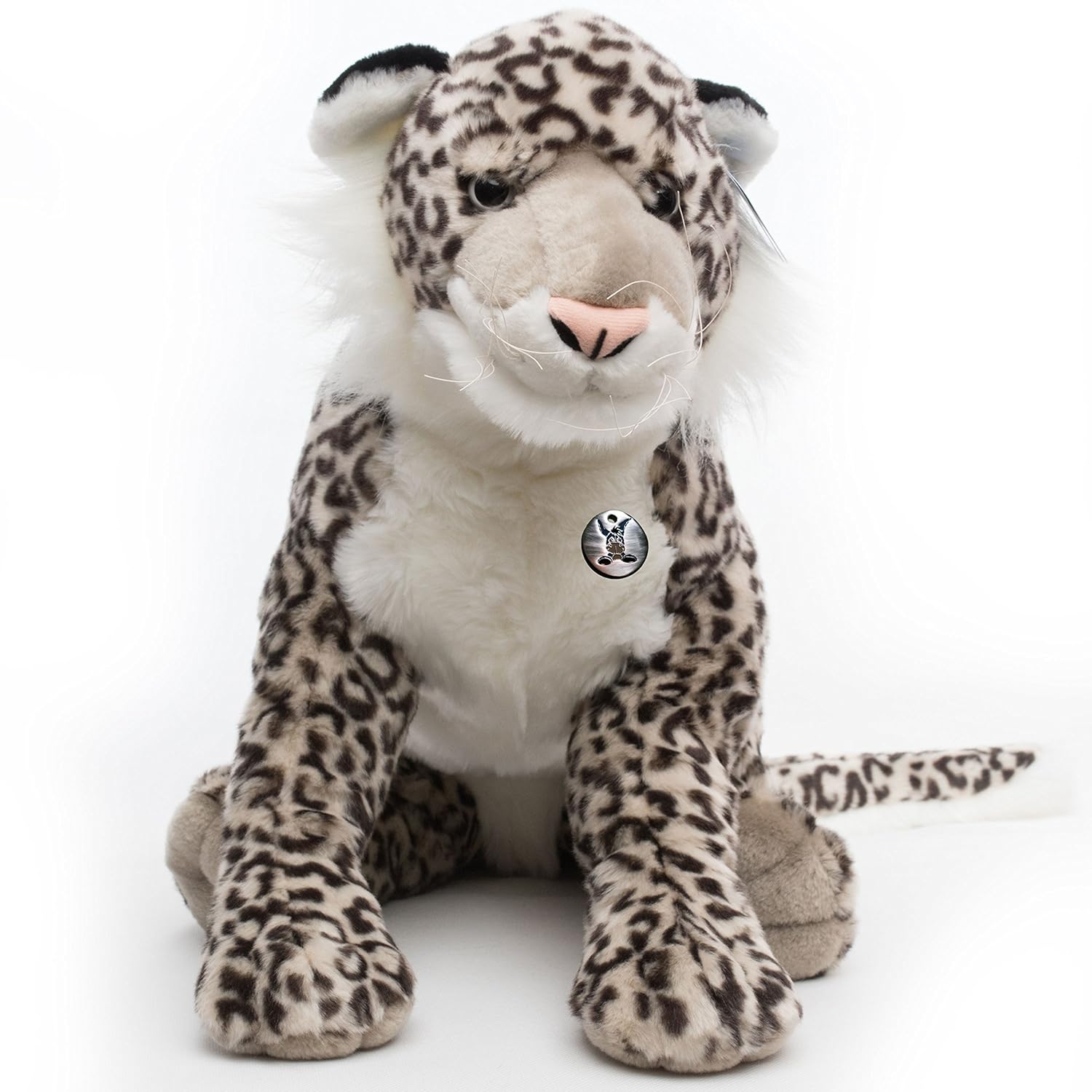 uddly soft quality plush toy snow leopard 48 cm white