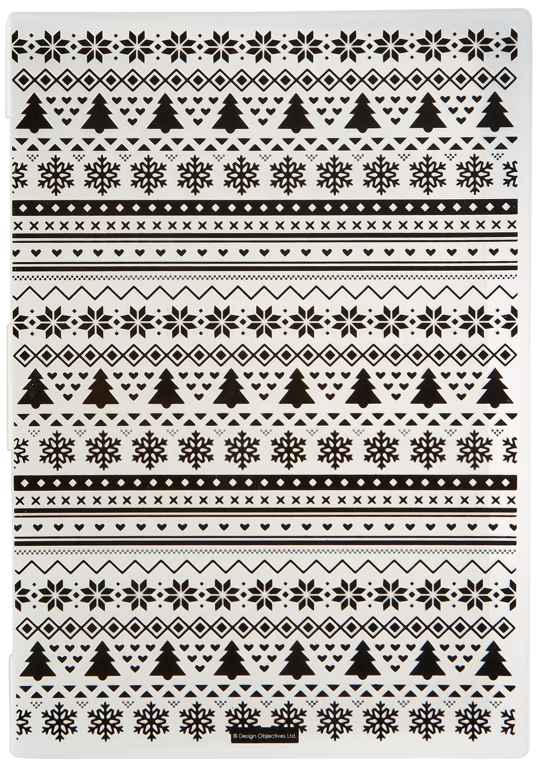 Xcut A4 Embossing Folder Faireisle Pattern, DIY Arts & Craft Accessories, Card Making Supplies, Embossing Decoration, Scoring Supplies & Crafting Tool Accessories, Scrapbooking, Embossing Ink Pads