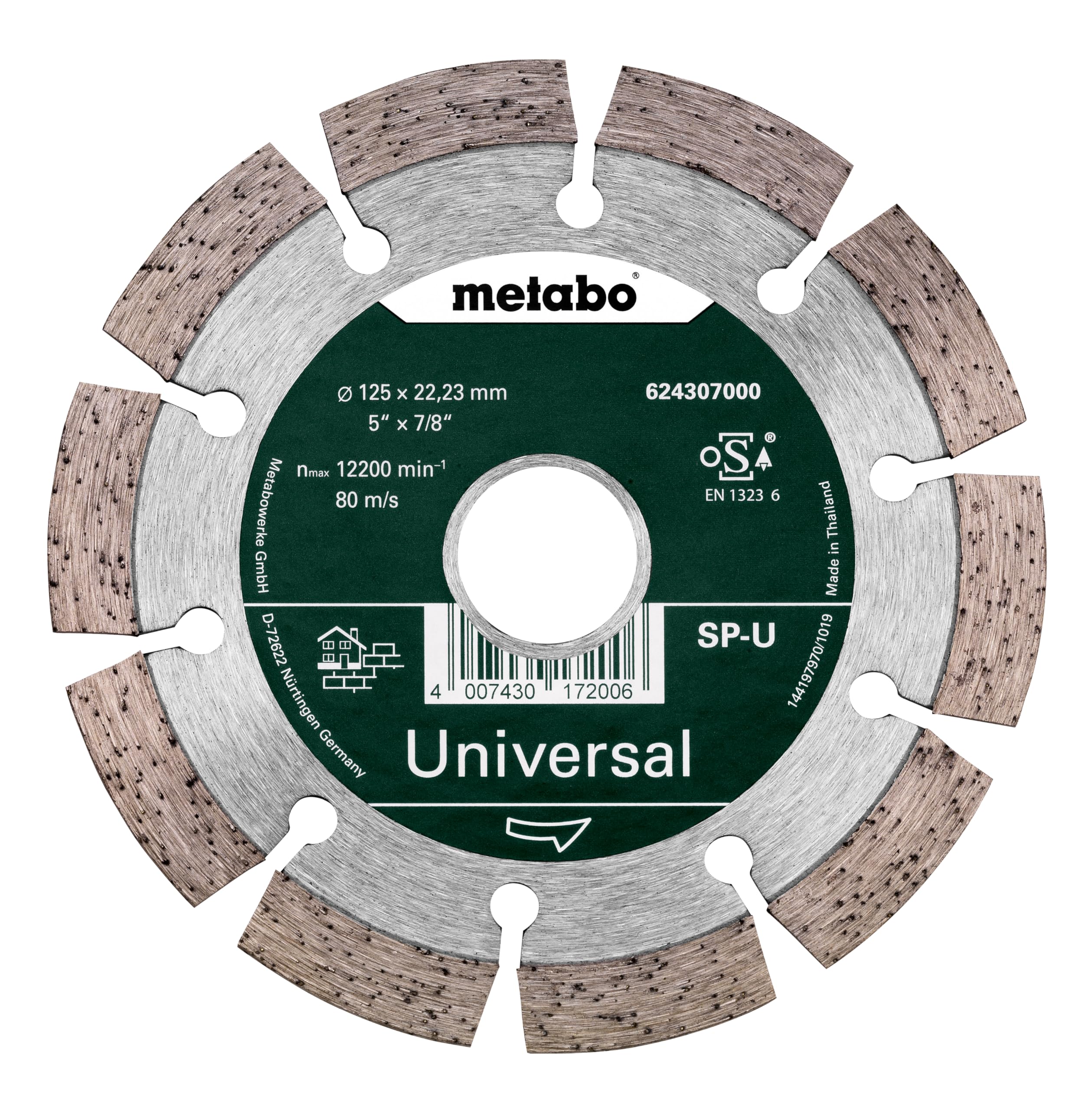 Metabo (624307000) Diamond cutting disc - SP - U, 125x22.23mm