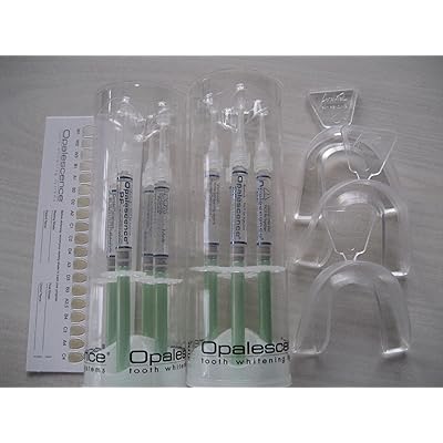 Opalescence Bonus Pack: Opalesecence 35% Mint 8 Syringes, 4.7 ou Toothpaste, 3 Thermoform Trays &amp; Color Chart