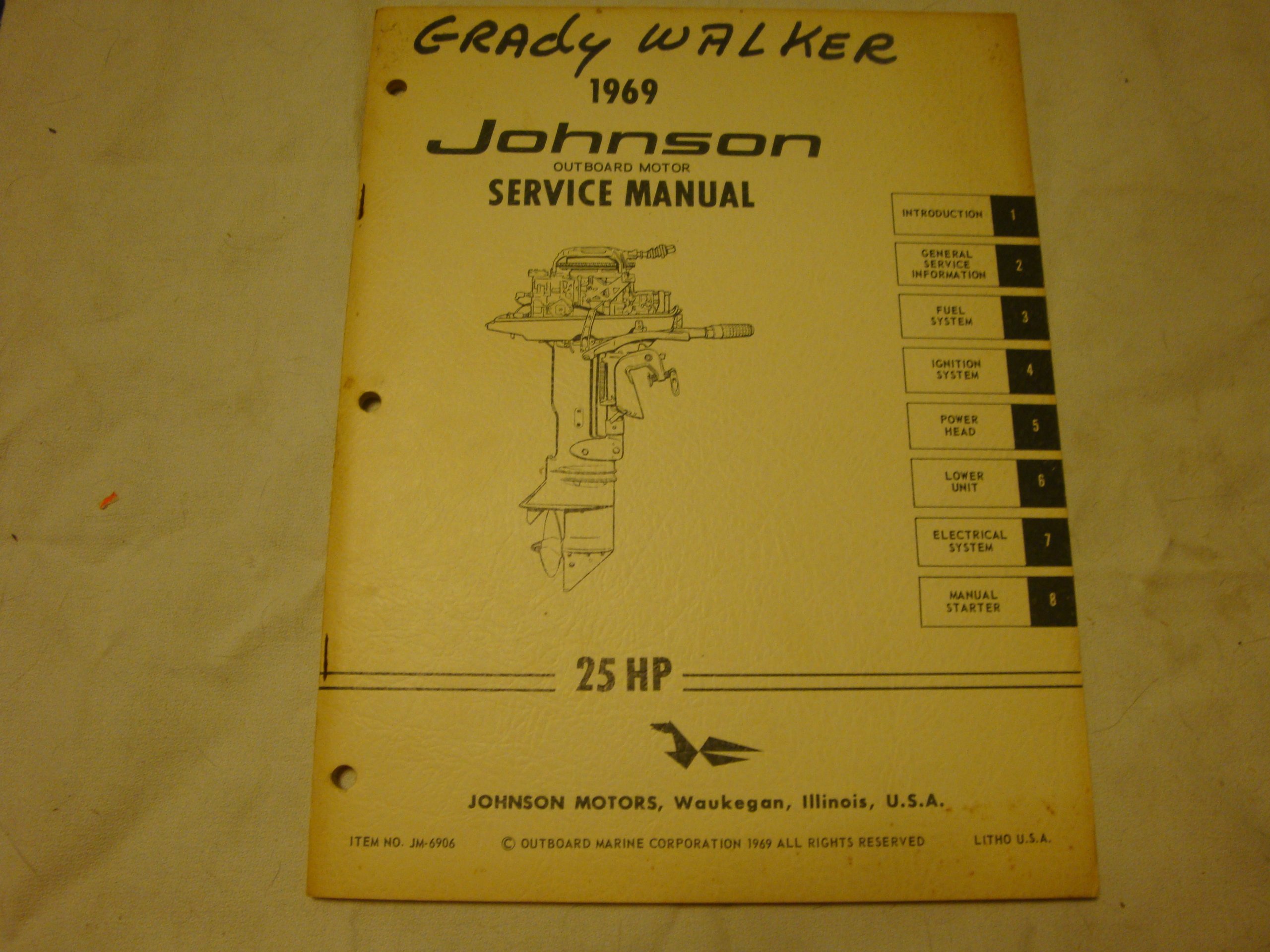 Johnson 25hp Outboard Motor Manual Johnson 25hp Outboard Motor Manual