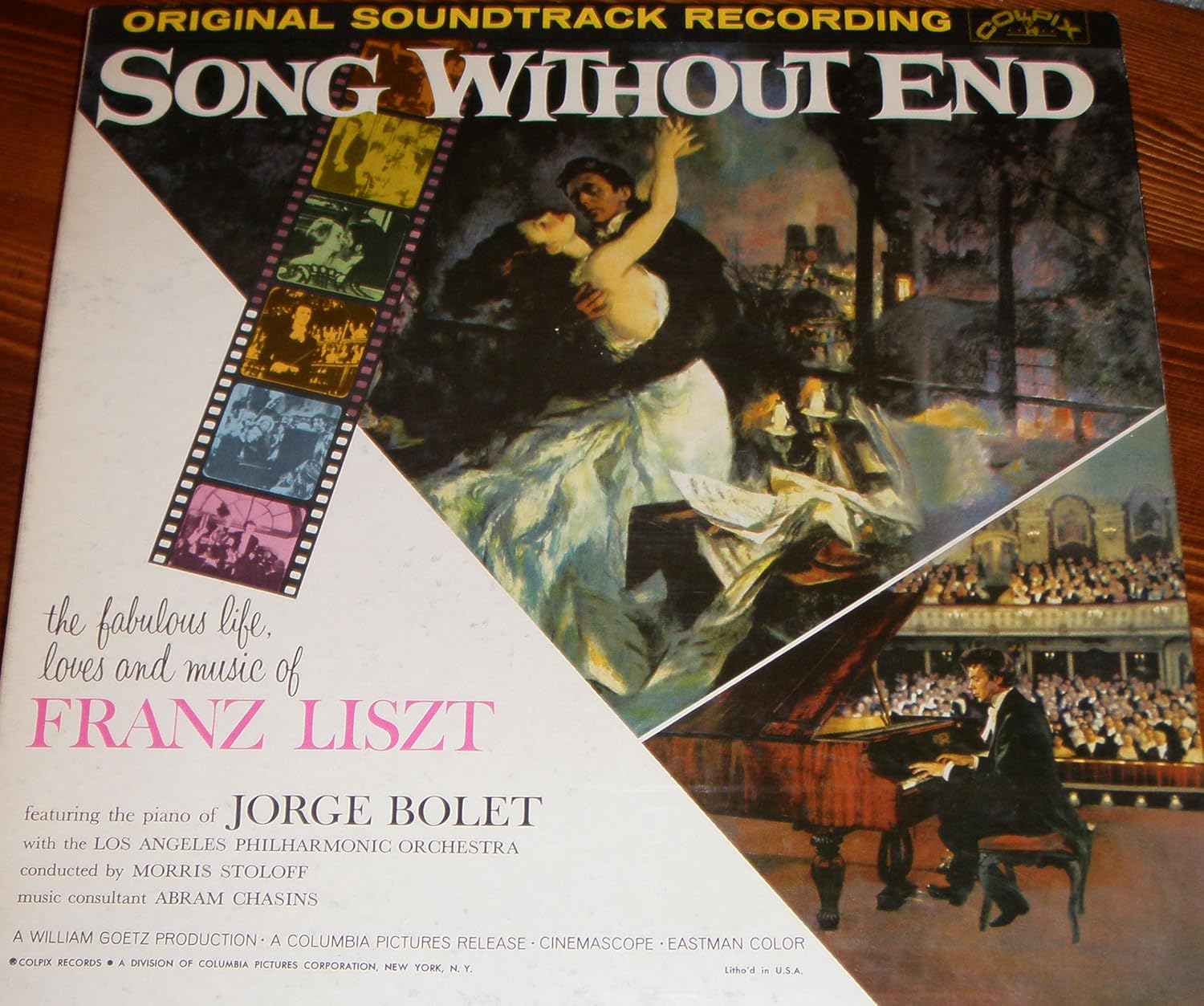 SONG WITHOUT END (ORIGINAL SOUNDTRACK LP VINYL, 1960) Music