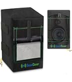 One Speaker Covers For Ediu Size C-Bracket Ounted Outdoor Speakers Size H 13.6" X W 7.9" X D