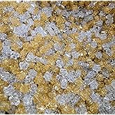 Star Beads Gold Silver Glitter Sparkle Mix 13mm Pony Beads Made in USA