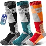 ANTSANG Kids Merino Wool Ski Socks for Girls Boys