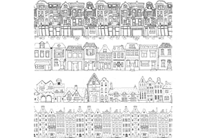 Underglaze Transfers, Ceramic Decals - English House | Sanbao Studio (19 x 13 inch)