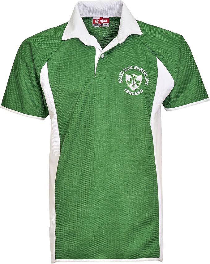 Activewear Ireland Irish 2018 Grand Slam Winners Rugby Shirt Size S to
