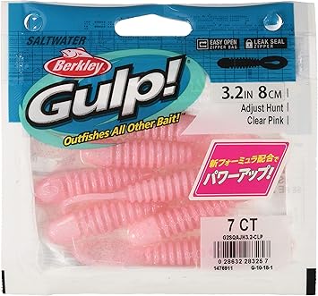 Amazon バークレイ Berkley ワーム ガルプ Swアジャストハント3 2インチ G2sqajh3 2 Clp クリアピンク Berkley バークレー スポーツ アウトドア