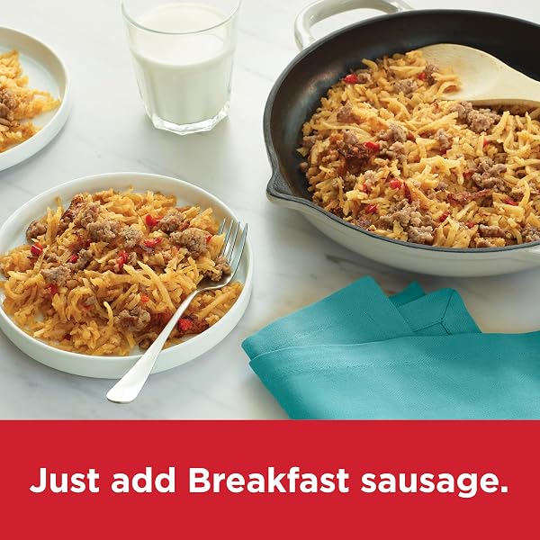 HAMBURGER HELPER BREAKFAST SOUTHWEST STYLE HASHBROWNS, 4 OZ