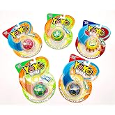 Big Time Toys Yoyo Ball Automatic Return Yoyo, Party Pack of 5, Assorted Colors and Patterns, Never Needs rewinding, New Twist on Old Fun, Enhances Motor Skills and Hand-Eye Coordination