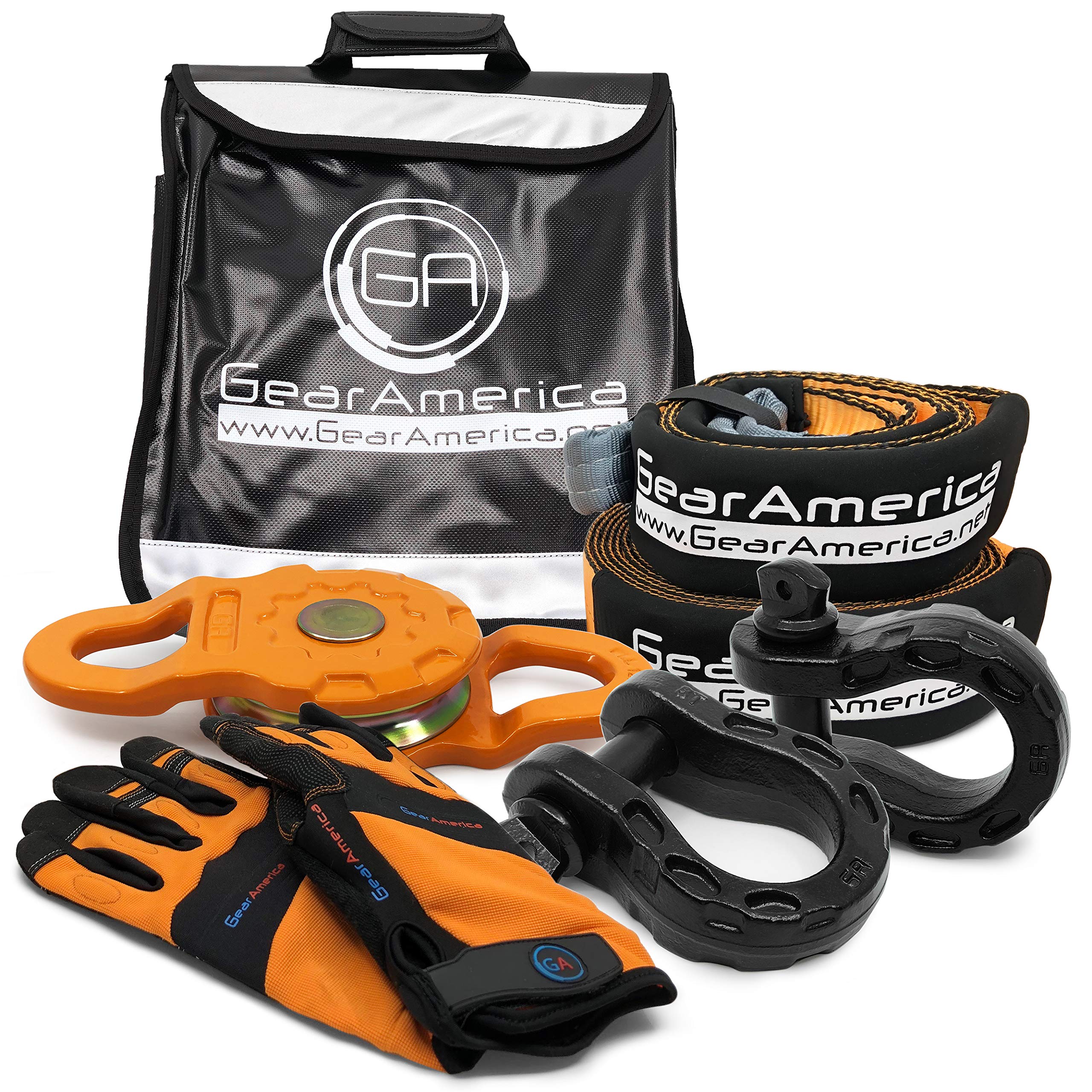 Buy GearAmerica OffRoad Mega Recovery Kit Tow Strap + Tree Saver