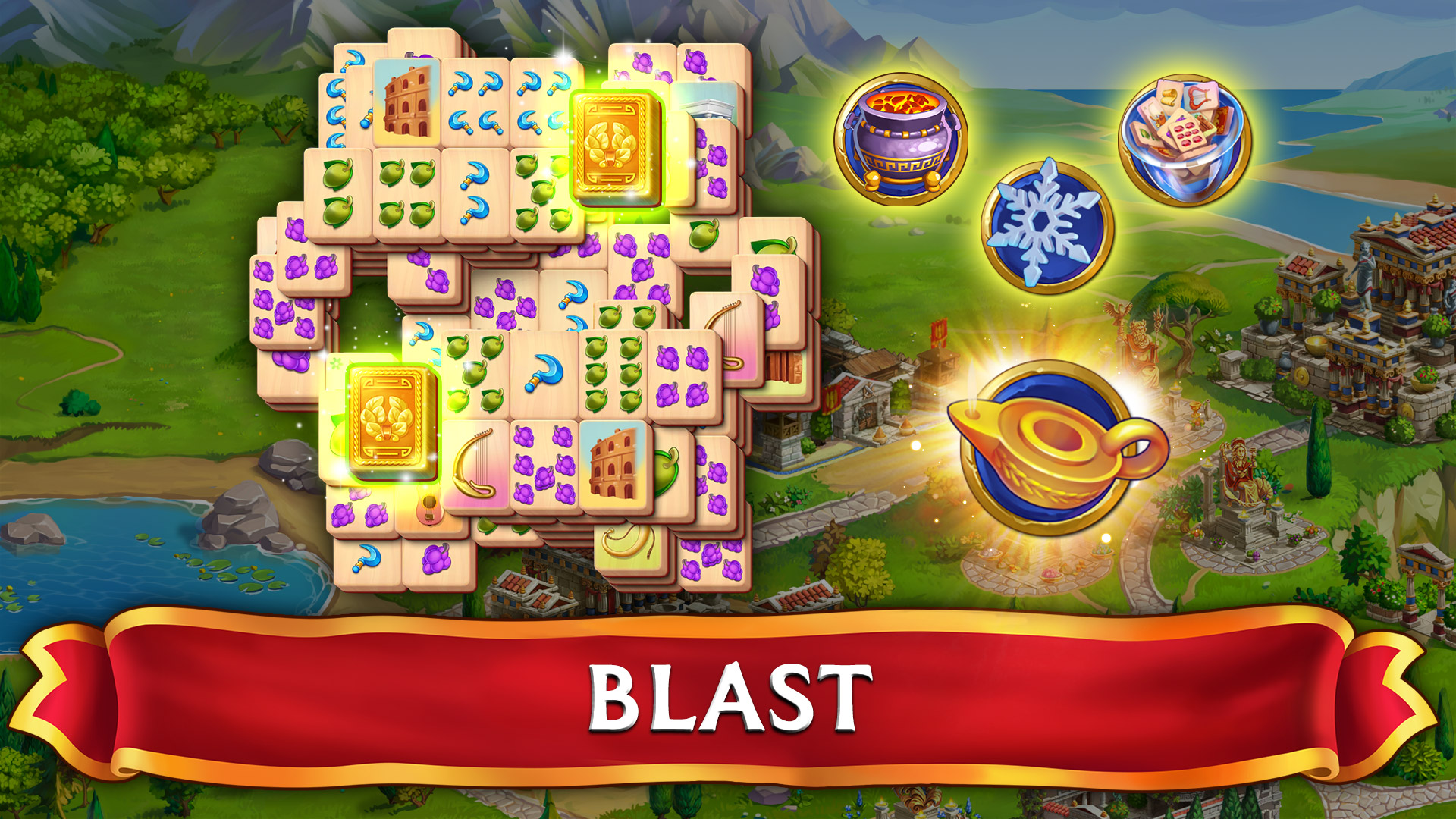 Emperor of Mahjong Match tiles & build a city Appstore