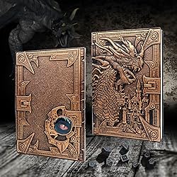 Haxtec DND Notebook 3D Embossed Copper Dragon