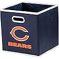 Franklin Sports NFL Storage Bins - Collapsible Cube Container + Storage Basket - NFL Office, Bedroom + Living Room Décor - 11"x11"