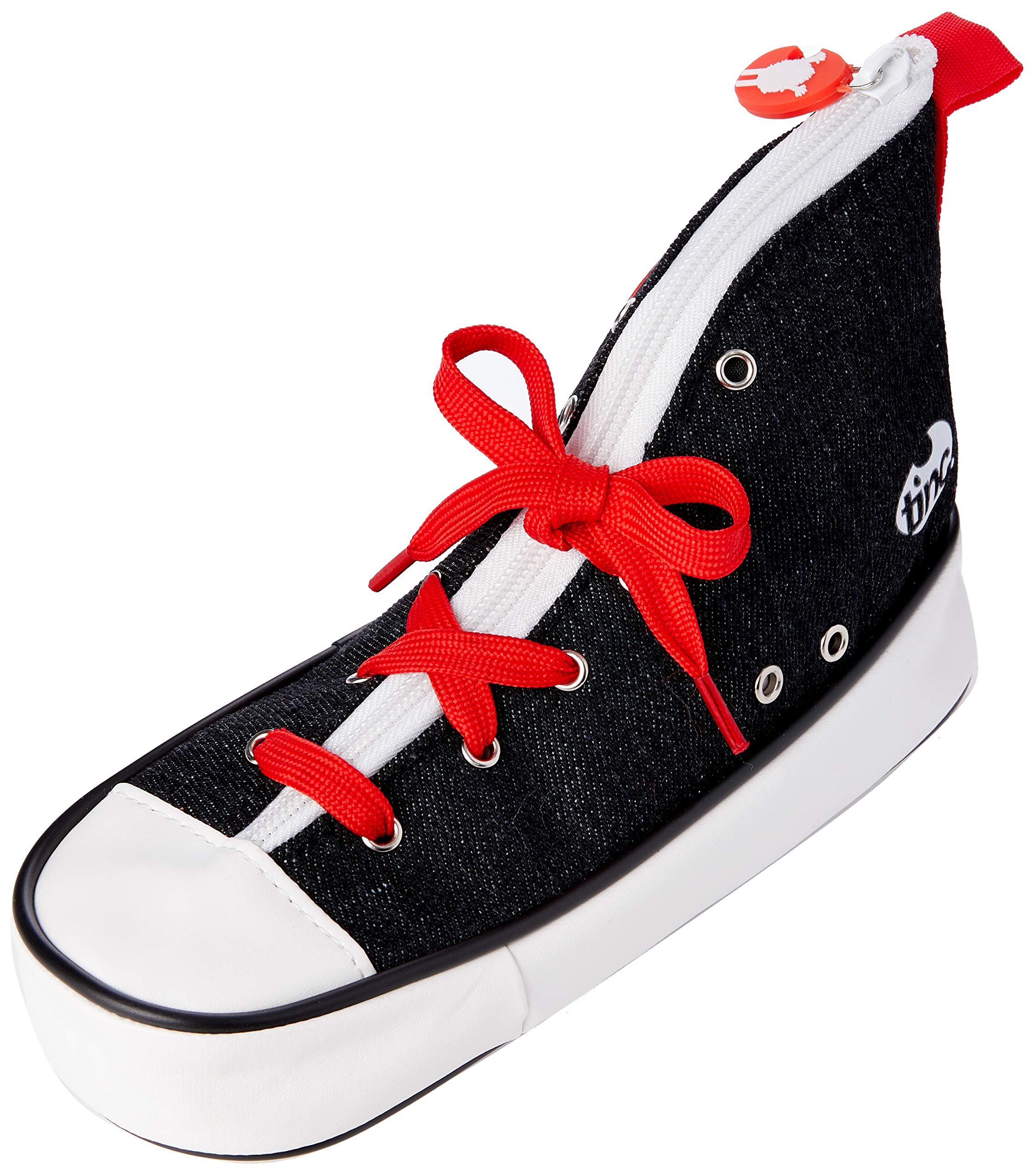 Tinc Novelty Standing Sneaker/Trainer Shaped Pencil Case for School & Work | Black Kids Case for Girls & Boys