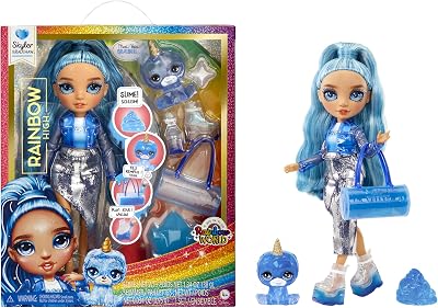 Rainbow High Skyler Fashion Doll with Slime Kit Pet 28cm Twinkle Doll