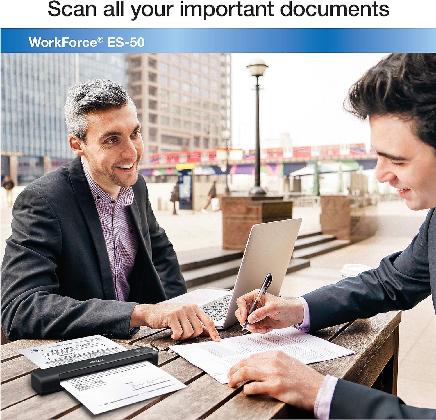 Epson WorkForce ES-50 Portable Sheet-Fed Document Scanner for PC and Mac: Electronics