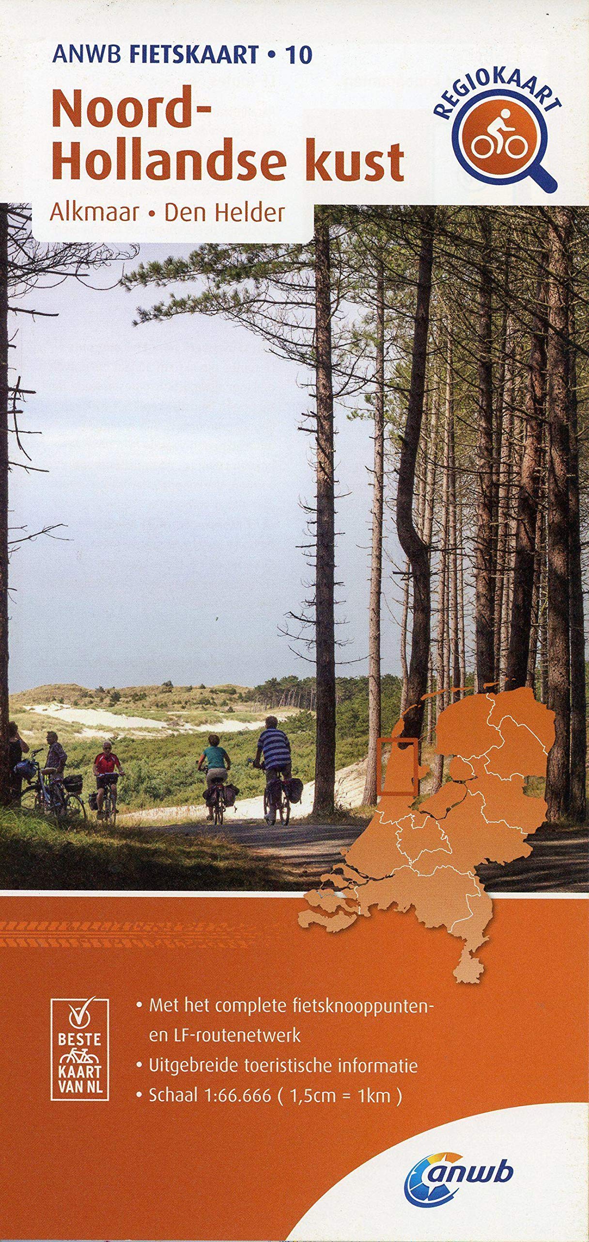 Coast Noord-Holland cycling map: Alkmaar, Den Helder (ANWB fietskaart  (10)): 1:66.666: Anwb: 9789018047115: Amazon.com: Books