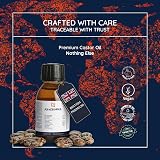 Naissance Castor Oil 100ml Cold Pressed for Hair Skin Eyelashes Eyebrows Beard view 7
