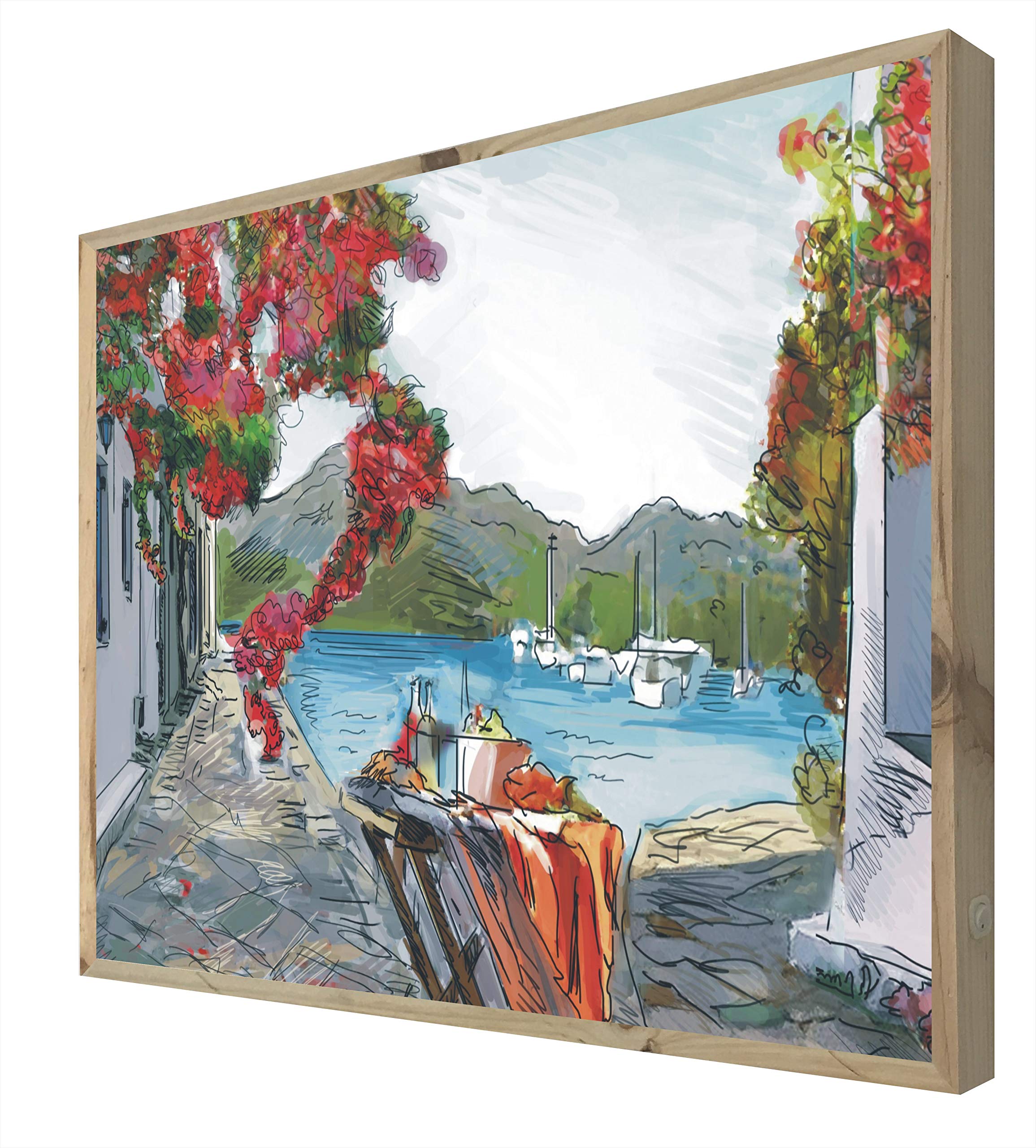 Vintage Lighted Sign with LED Light Snack in the Port