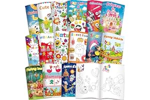Kalysky 15Pack Bulk Coloring Books (5.9 * 8.5 inch) for Kids Ages 2-4 4-8, Party Favors Carnival Prizes Goodie Bag Stuffer,Classroom Activity Supplies,Activity Books for Kids