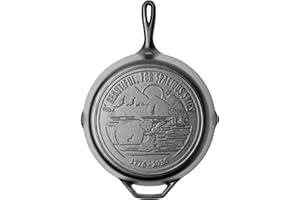 12 Inch Seasoned Cast Iron Skillet with 250th Anniversary Logo