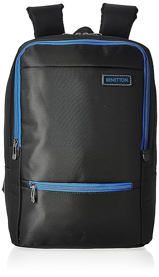 United Colors of Benetton 23 Ltrs Black Casual Backpack(17A6BKPK0L02I)