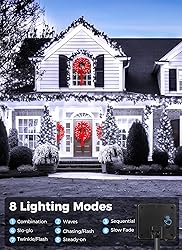 Solar String Lights Outdoor, 2 Pack Total 80 FT 200