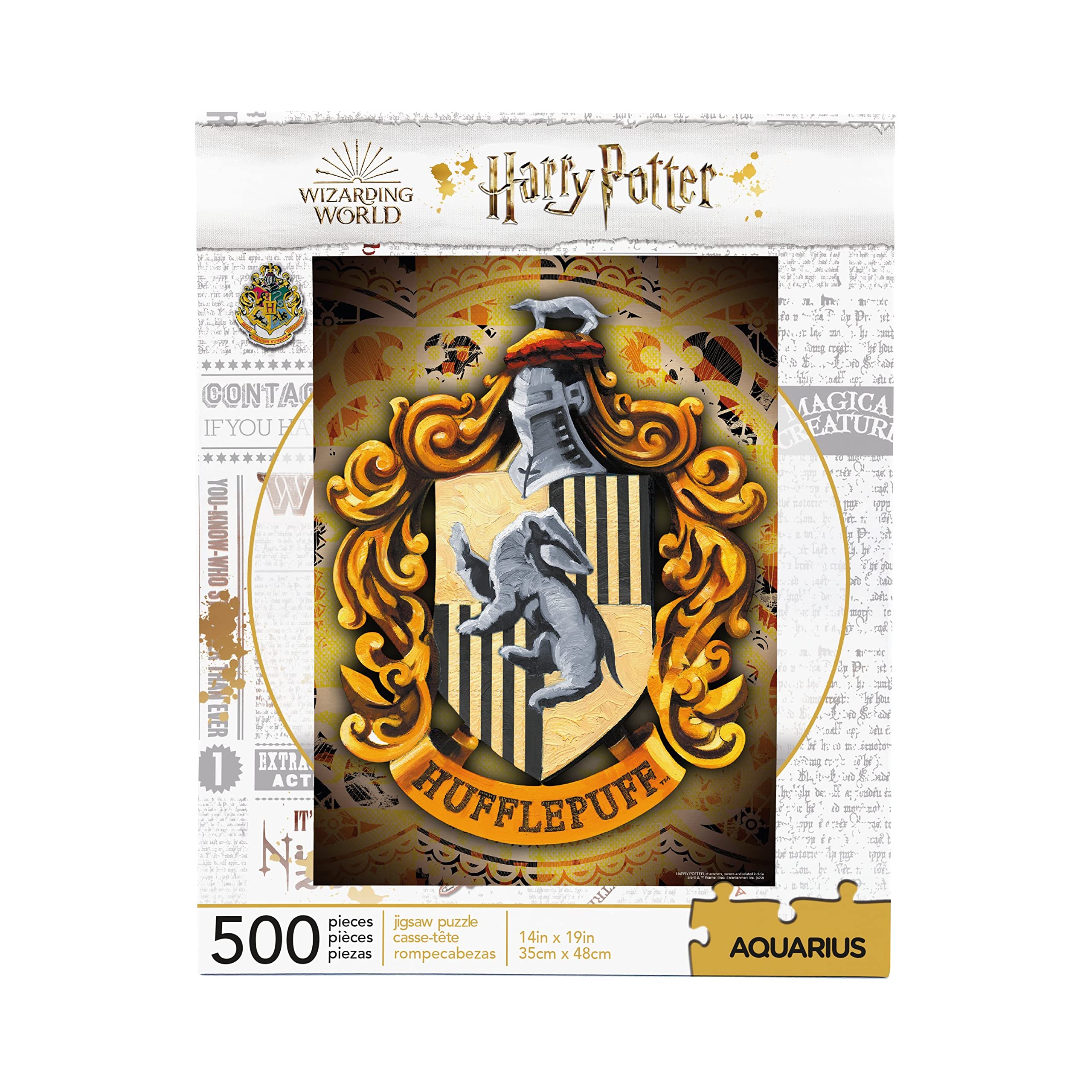 Harry Potter Hufflepuff Logo 500 Piece Jigsaw Puzzle