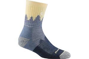 Darn Tough Vermont Women's Treeline Micro Crew Midweight with Cushion Hiking Sock (Style 1971)