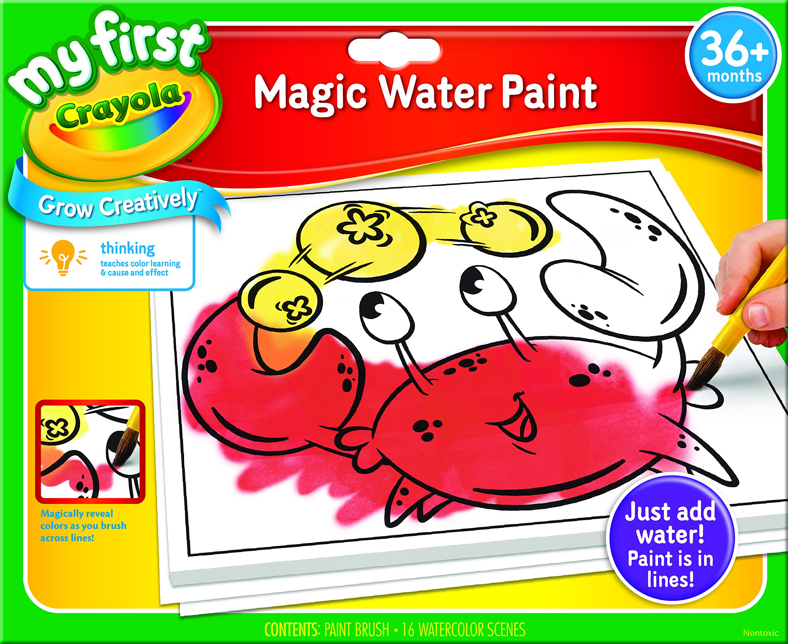 Crayola; My First Crayola; Magic Water Paint; Art Tools; 16 Pages and