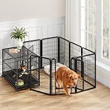 Yaheetech Dog Playpen 2 Panel Heavy Duty 100cm High Indoor Outdoor view 4