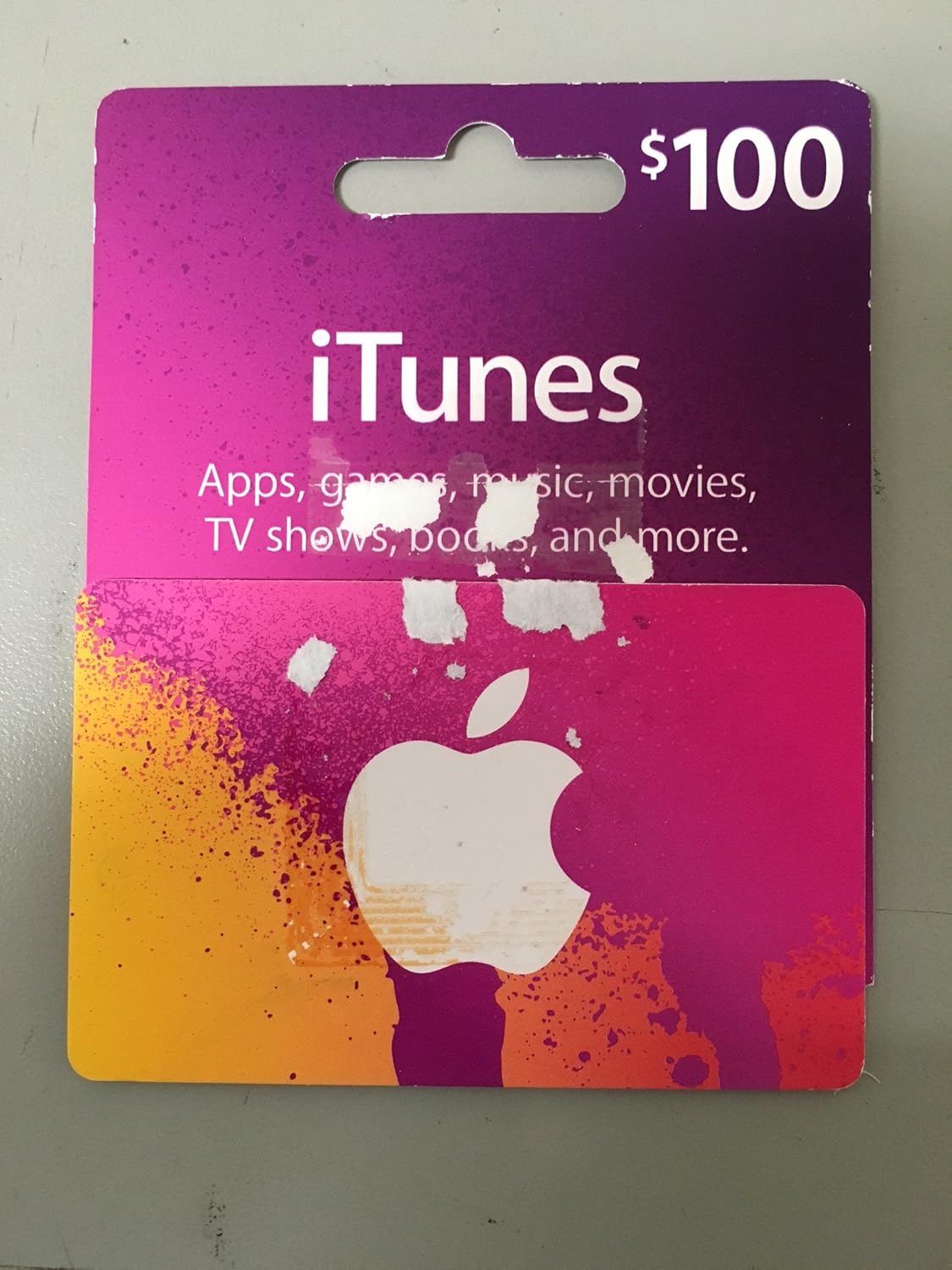 Apple Itunes Card 100 Amazon In Video Games