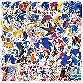 AOTOES Soni Stickers 50PCS Cartoon Stickers Vinyl Waterproof Stickers for Kids Boys Teens Adults Water Bottles Laptop Compute