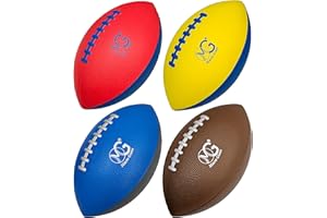 MG MACRO GIANT Macro Giant 9 Inch PU Mini Foam American Football, Multi Colors, Training Practice, Playground Ball, Kid Sports Toys, Backyard, Beach, Kid Toy, Beginner