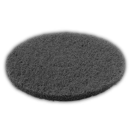 5 Stück 16 Zoll Schleifpad Ø 406 mm, 20 mm stark, für Einscheibenmaschinen (schwarz)