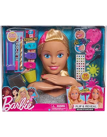 testa di barbie da pettinare e truccare