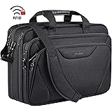 KROSER Laptop Bag Premium Laptop Briefcase Fits Up to 17.3 Inch Laptop Expandable Water-Repellent Shoulder Messenger Bag Comp