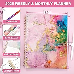 SUNEE 2025 Weekly and Monthly Planner - from