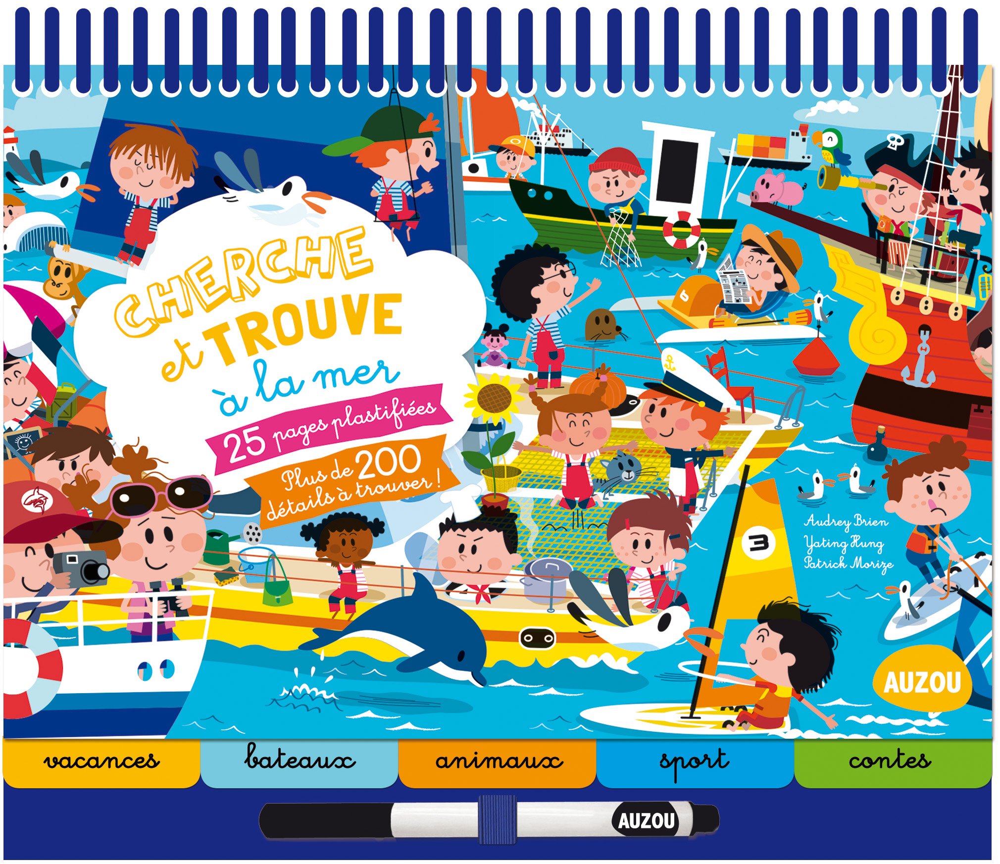Cherche Et Trouve A La Mer Coll Bloc Notes Brien Hung 9782733834060 Amazon Com Books