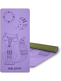 Yogi Junior Kids Yoga Mat - PVC Free - Double Layered TPE Foam