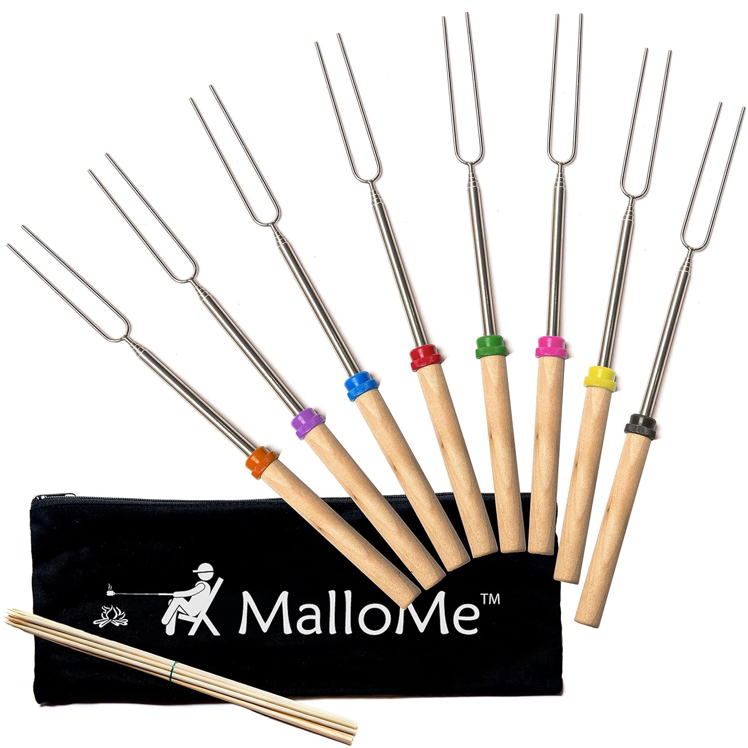 MalloMe 10-Piece Marshmallow Roasting Stick