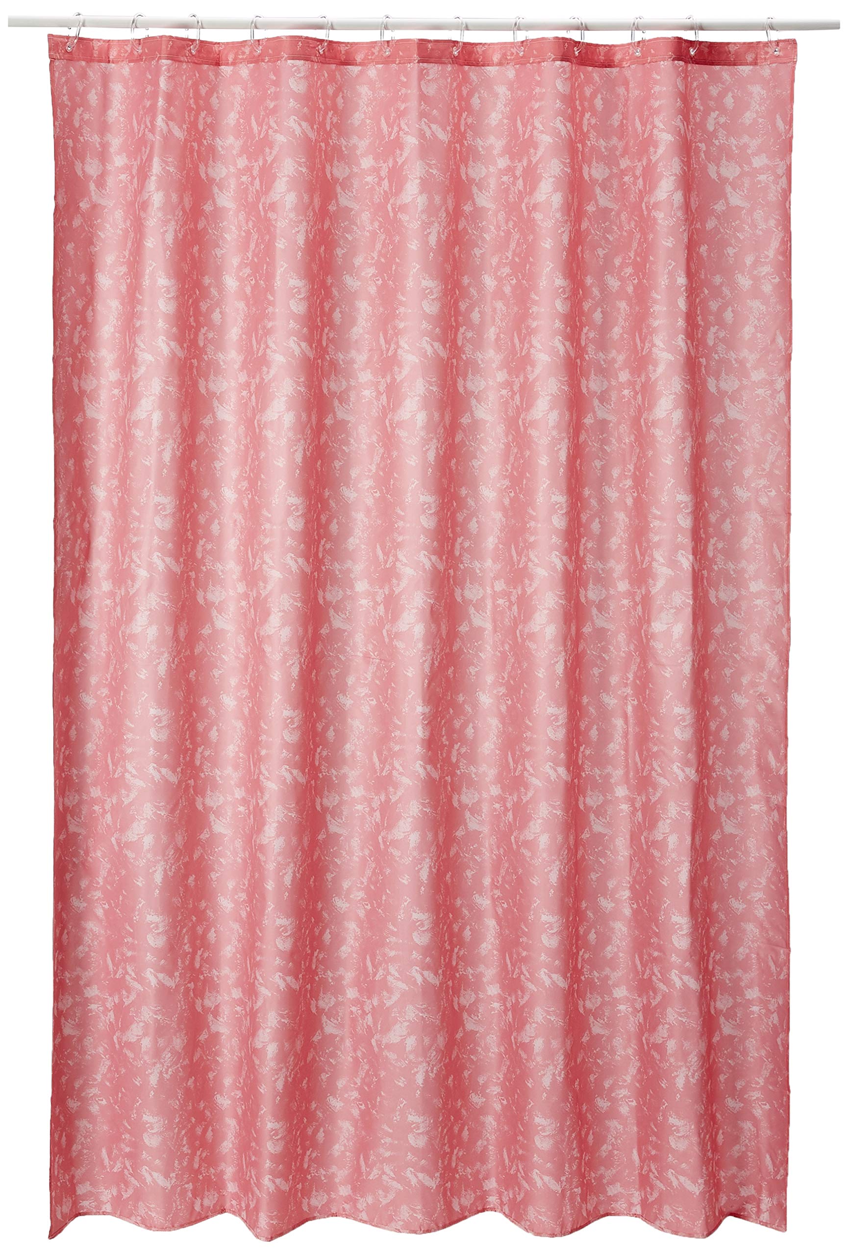 Spirella Textile Curtain Fine Old Rose 180 x 200 1233961, White, Standard